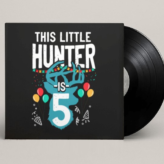 Buck Deer Hunting Hunter Kid Custom Vinyl Record Sleeves