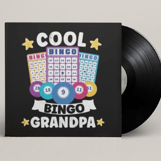 Bingo Card Game Grandma Bingo Player Bingo Cards Custom Vinyl Record Sleeves