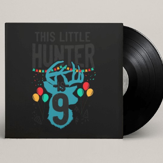Buck Deer Hunting Hunter Kid Custom Vinyl Record Sleeves