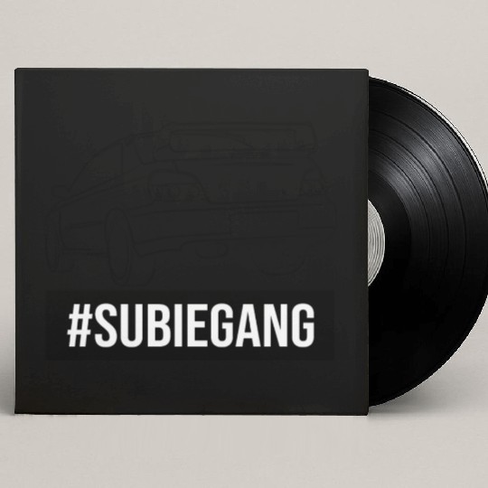 Subie Gang Impreza jdm lover classic japanese car Custom Vinyl Record Sleeves