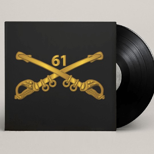 Army 61st Cavalry Branch wo Txt Custom Vinyl Record Sleeves