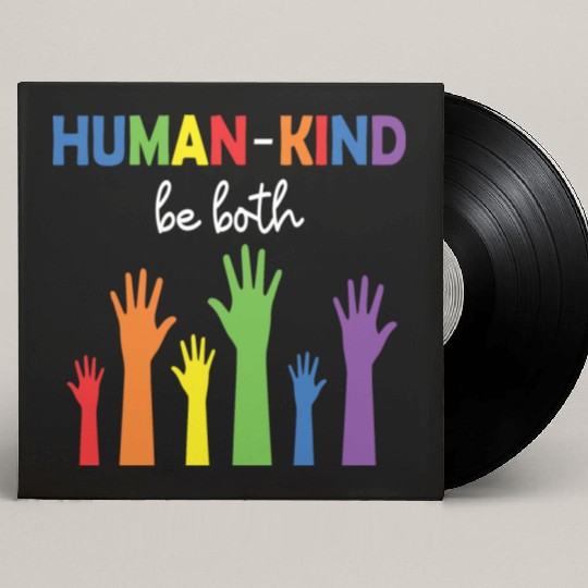 LBGT Flag Gay Pride Human Custom Vinyl Record Sleeves