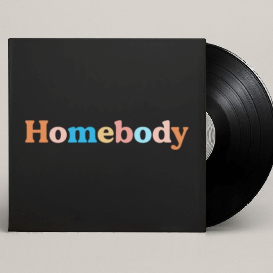 Retro Homebody Rather Be Inside Vintage Introvert Custom Vinyl Record Sleeves
