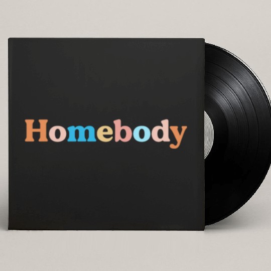 Retro Homebody Rather Be Inside Vintage Introvert Custom Vinyl Record Sleeves