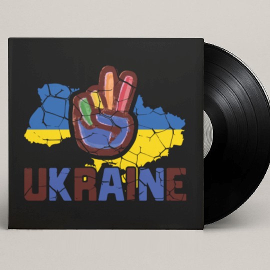 EU Ukraine Europe Friends Union Freedom Peace Custom Vinyl Record Sleeves