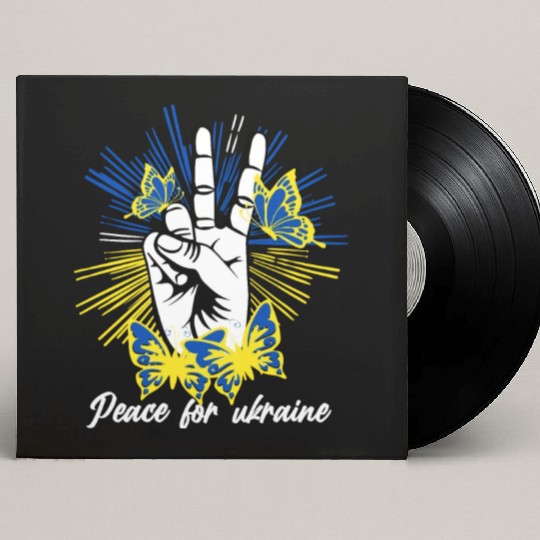 Peace in Ukraine Custom Vinyl Record Sleeves