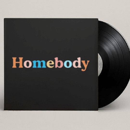 Retro Homebody Rather Be Inside Vintage Introvert Custom Vinyl Record Sleeves