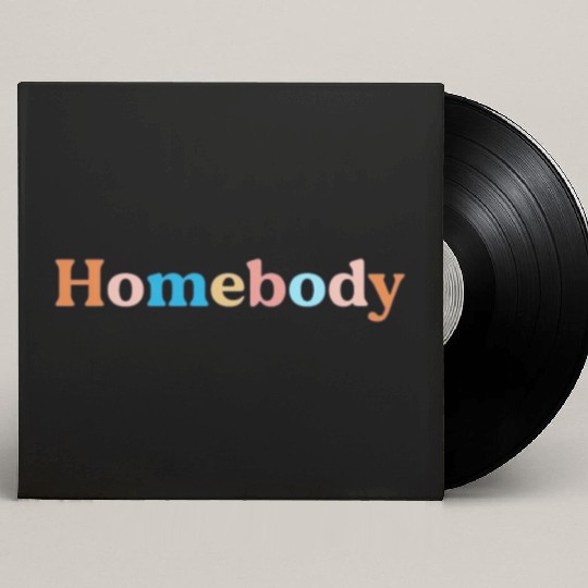 Retro Homebody Rather Be Inside Vintage Introvert Custom Vinyl Record Sleeves