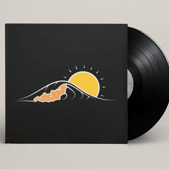 Retro Vintage Sunset Car Style Sun Sunshine Custom Vinyl Record Sleeves