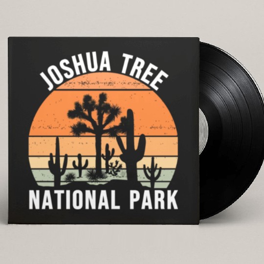 Vintage Joshua Tree National Park Custom Vinyl Record Sleeves