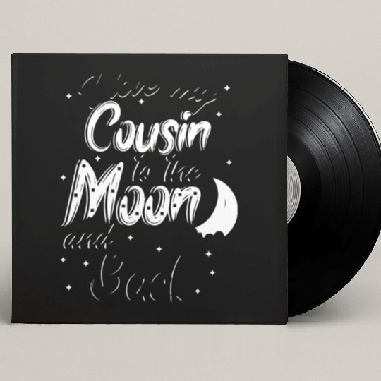 I love my cousin to the moon and back Custom Vinyl Record Sleeves