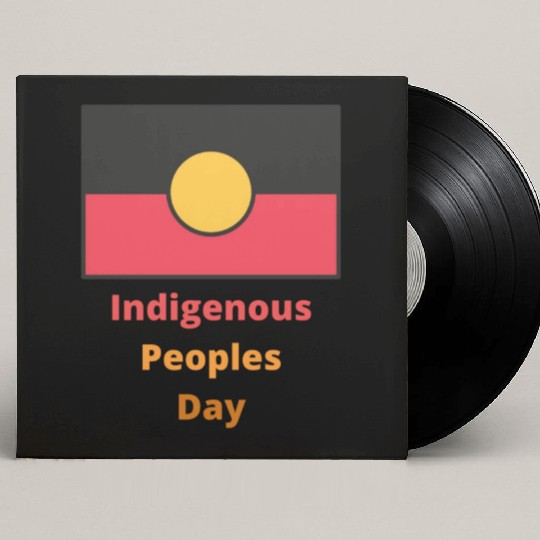 Native american indigenous day l Columbus Day Custom Vinyl Record Sleeves