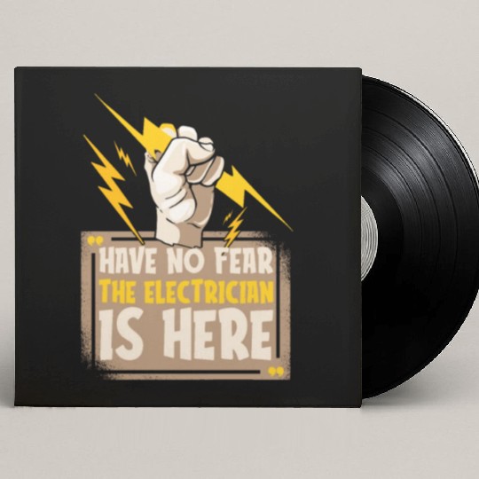 Electrician Electrical Engineer Lineman Custom Vinyl Record Sleeves