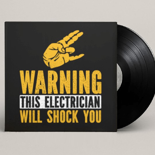 Electrician Electrical Engineer Lineman Custom Vinyl Record Sleeves