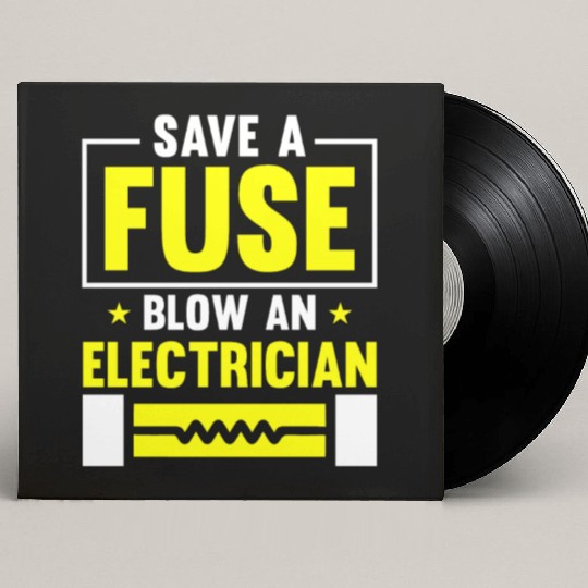 Electrician Electrical Engineer Lineman Custom Vinyl Record Sleeves
