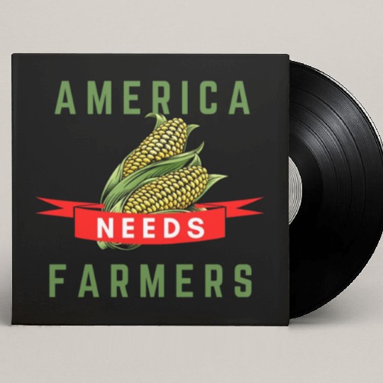 America Needs Farmers Custom Vinyl Record Sleeves - Gifts For Farmers