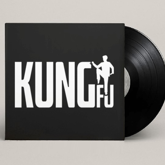 Kung Fu Simple Cool Artwork Custom Vinyl Record Sleeves