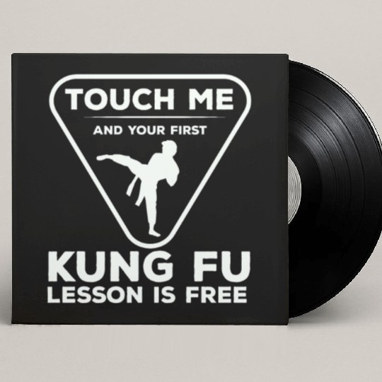 Touch For Your First Kung Fu Lesson Custom Vinyl Record Sleeves