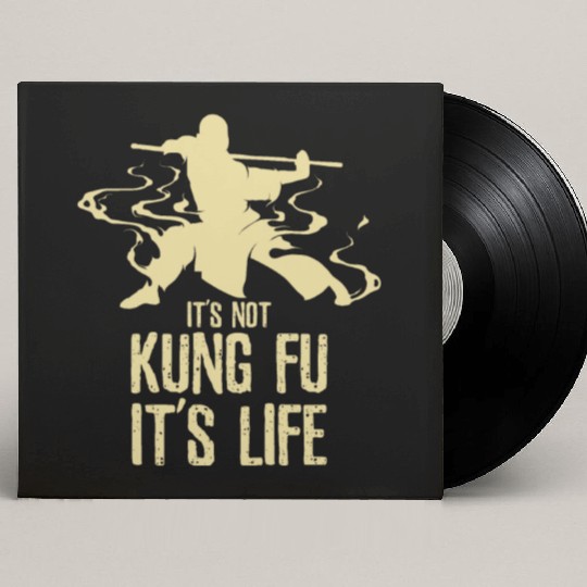 Its Not Kung Fu Its Life Custom Vinyl Record Sleeves