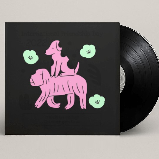 International Friendship Day 2022 Custom Vinyl Record Sleeves