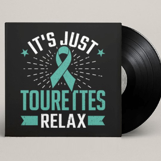 Tourette Syndrome Relax It's Just Tourettes Custom Vinyl Record Sleeves
