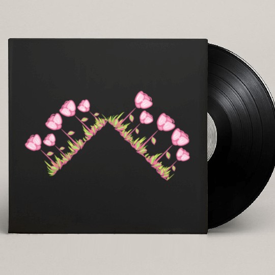 flowers symbol plants roses flower triangle Custom Vinyl Record Sleeves