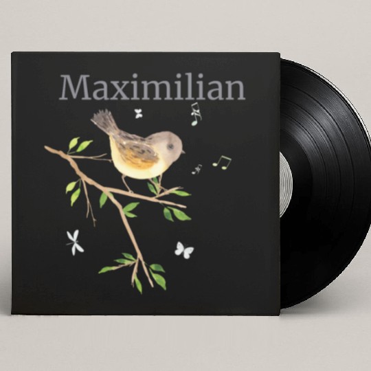 Waldier Vogel Name Maximilian Custom Vinyl Record Sleeves