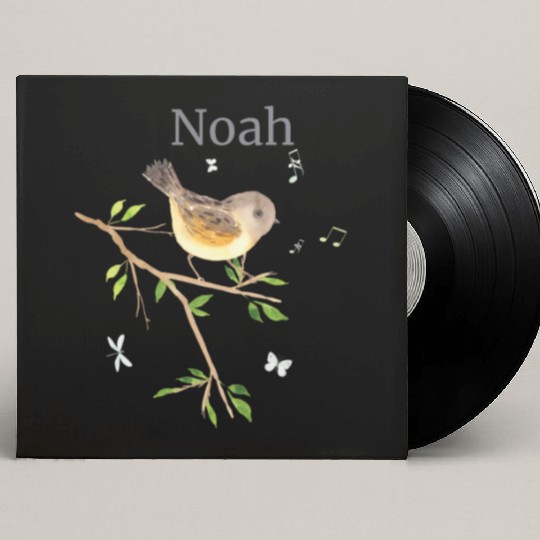 Waldier Vogel Name Noah Custom Vinyl Record Sleeves