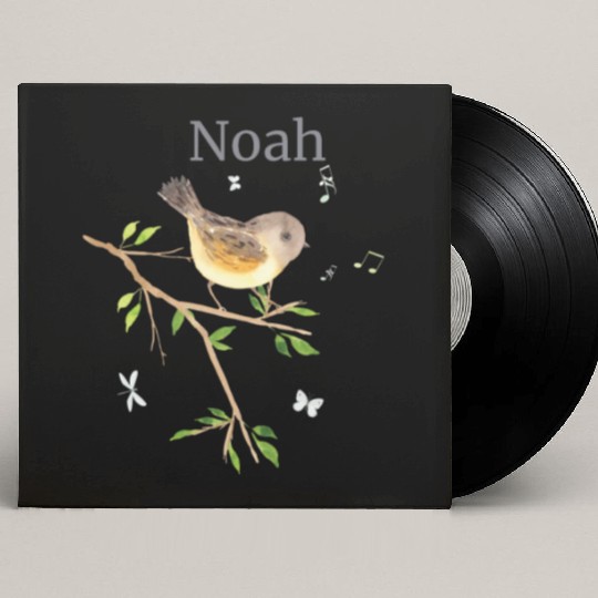 Waldier Vogel Name Noah Custom Vinyl Record Sleeves