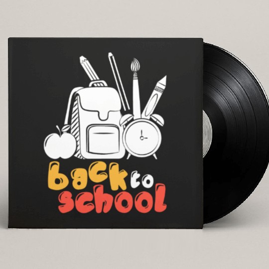 Back to School Custom Vinyl Record Sleeves
