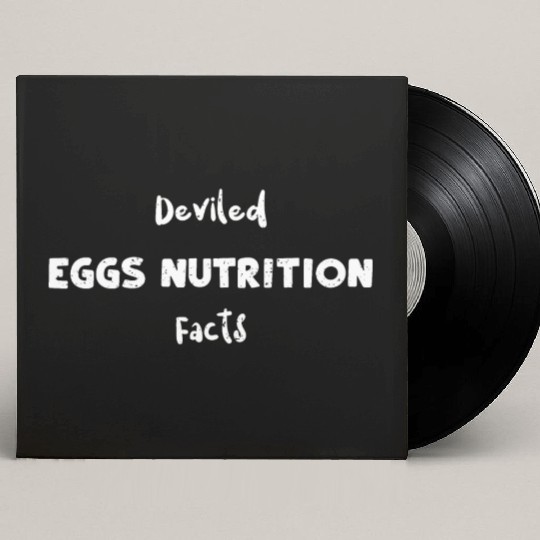 Deviled Eggs Nutrition Facts Custom Vinyl Record Sleeves
