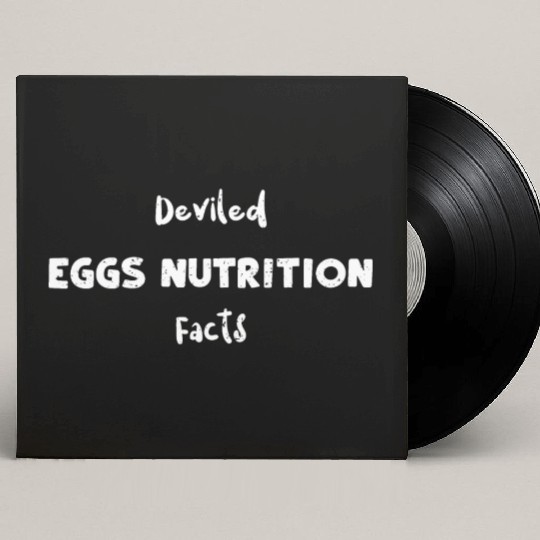 Deviled Eggs Nutrition Facts Custom Vinyl Record Sleeves