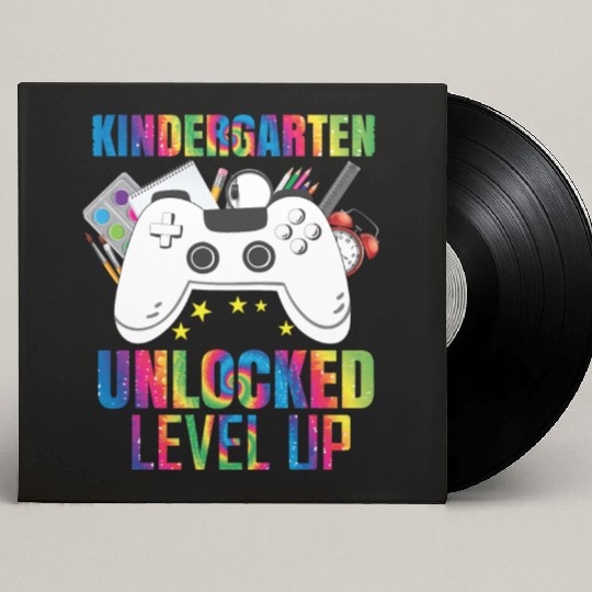 Kindergarten Unlocked Level Up Custom Vinyl Record Sleeves