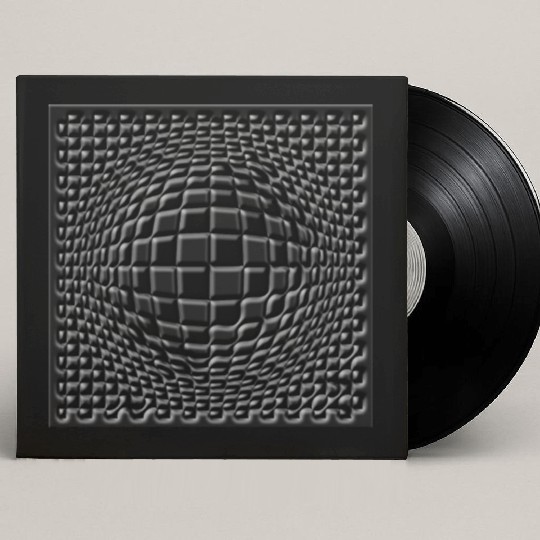 Geometric Lines Sphere Circle View Custom Vinyl Record Sleeves