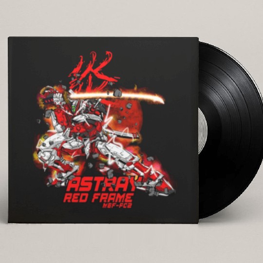 ASTRAY RED FRAME GUNDAM Custom Vinyl Record Sleeves