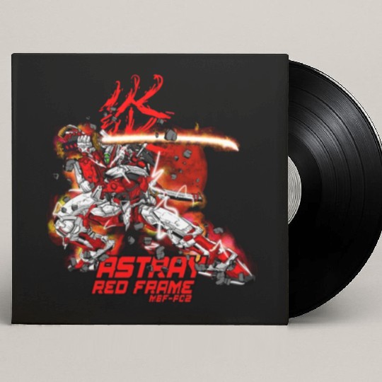 ASTRAY RED FRAME GUNDAM Custom Vinyl Record Sleeves