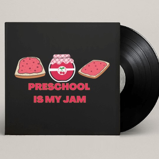 Team Preschool Is My Jam Pre-K Teacher Student Custom Vinyl Record Sleeves
