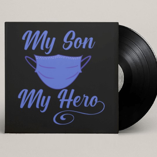 My Son My Hero Mask Heroes Custom Vinyl Record Sleeves