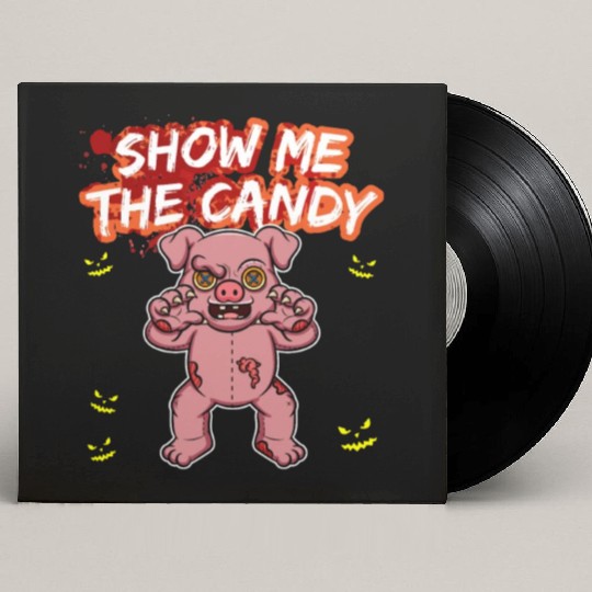 Show Me The Candy Halloween Costume Trick Or Treat Custom Vinyl Record Sleeves