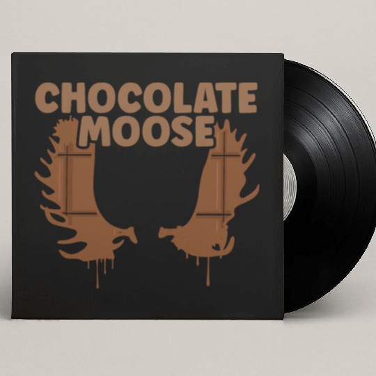 Chocolate Moose Wildlife Animal Alces Elk Deer Custom Vinyl Record Sleeves