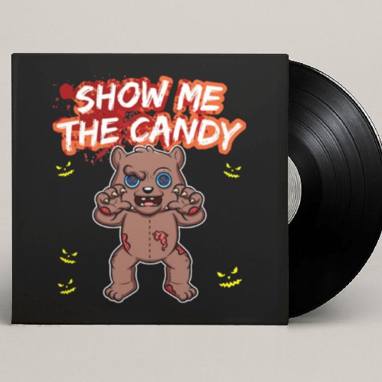 Show Me The Candy Halloween Costume Trick Or Treat Custom Vinyl Record Sleeves