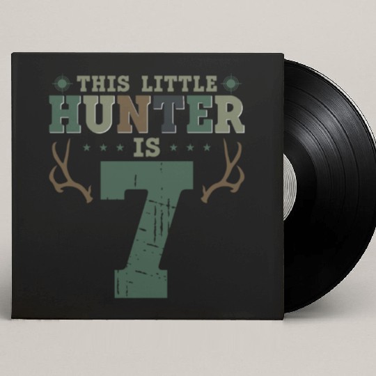 Buck Deer Hunting Hunter Kid 7th Custom Vinyl Record Sleeves