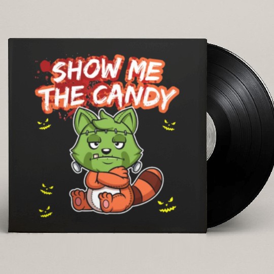 Show Me The Candy Halloween Costume Trick Or Treat Custom Vinyl Record Sleeves