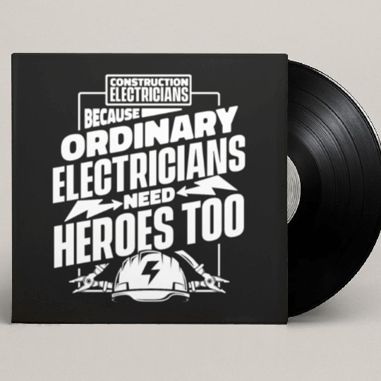 Electrician Electrical Engineer Lineman Custom Vinyl Record Sleeves