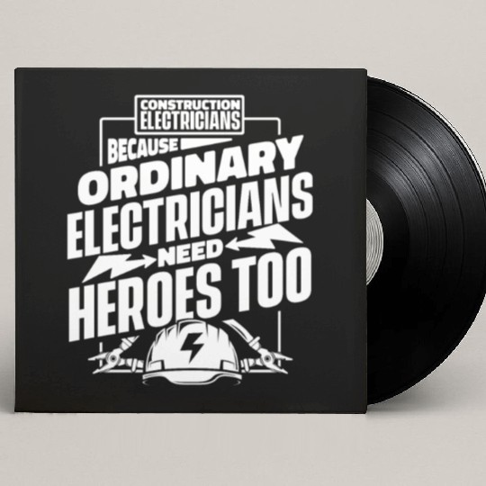 Electrician Electrical Engineer Lineman Custom Vinyl Record Sleeves