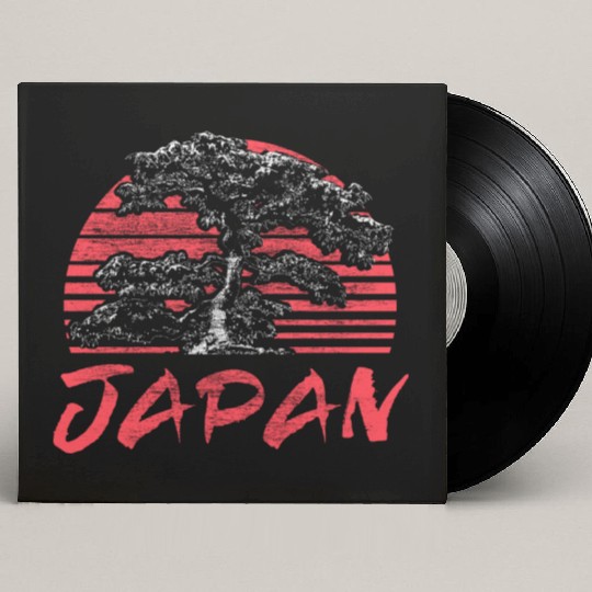 Japan Cherry Blossom Country Custom Vinyl Record Sleeves