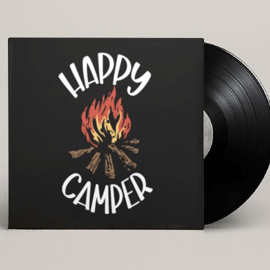 Camping Camper Present Nature Lover Van Custom Vinyl Record Sleeves