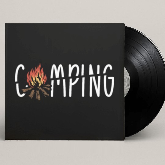 Camping Camper Present Nature Lover Van Custom Vinyl Record Sleeves
