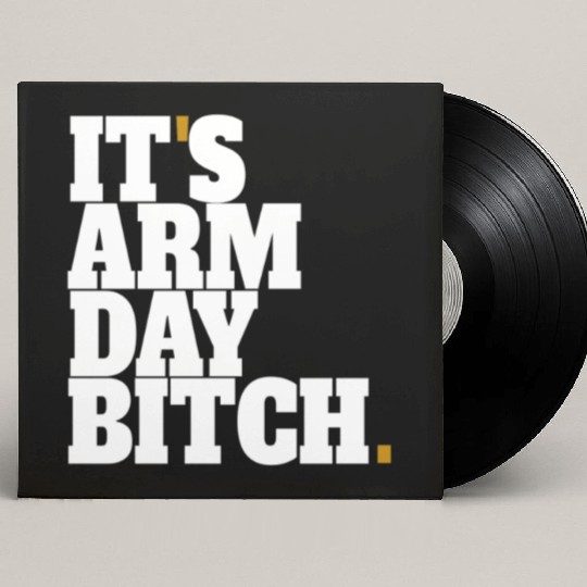 arm day gym Custom Vinyl Record Sleeves