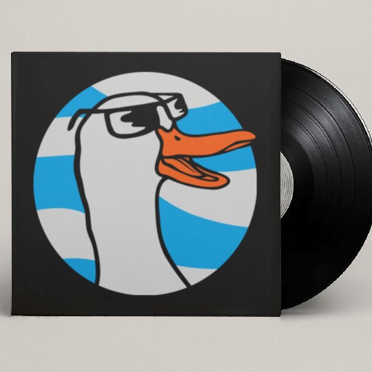 Logo Circle Sunglasses Goose Custom Vinyl Record Sleeves